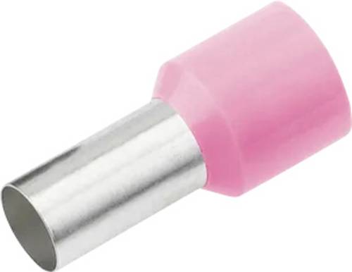 Cimco 187105 Aderendhülse 0.34 mm² Teilisoliert Rosa 100 St.