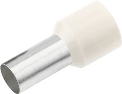 Cimco 187106 Aderendhülse 0.5 mm² Teilisoliert Weiß 100 St.