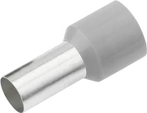 Cimco 187124 Aderendhülse 2.5mm² Teilisoliert Grau 100St.