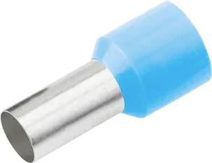 Cimco 187203 Aderendhülse 0.25 mm² Teilisoliert Blau 100 St.