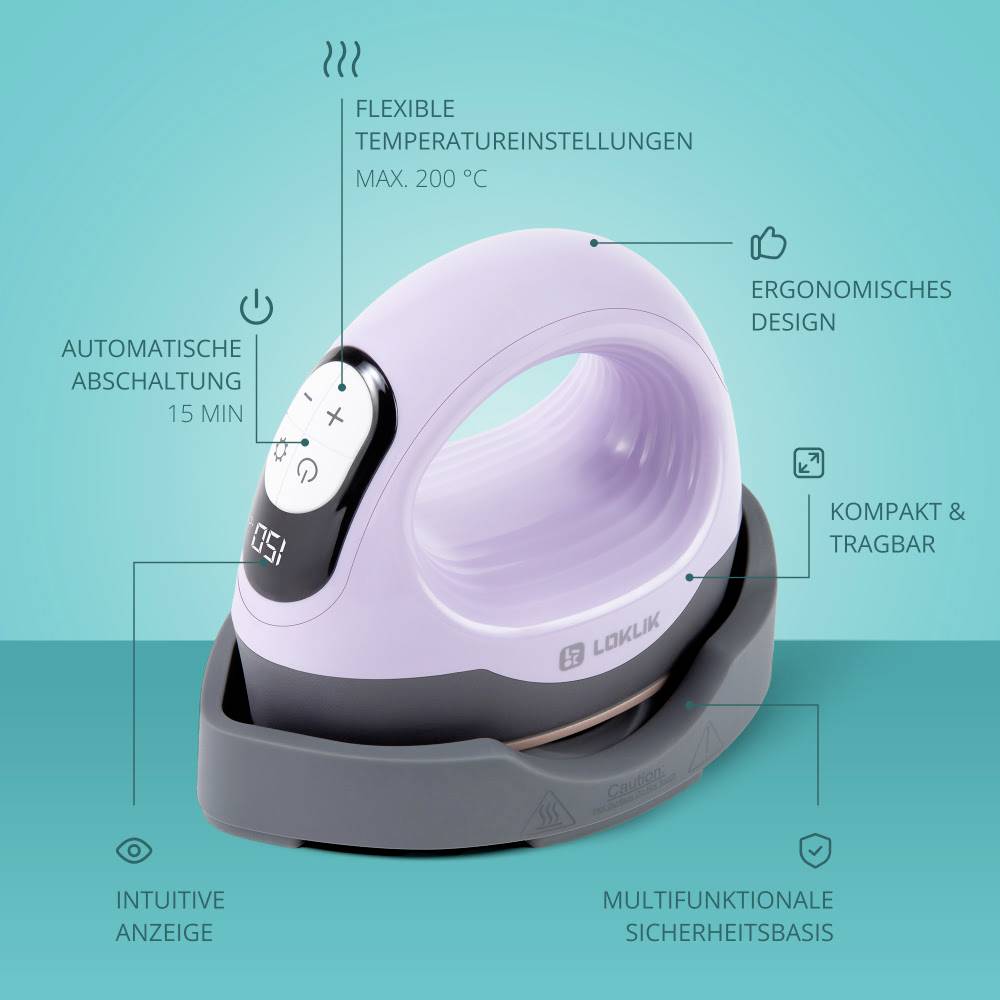 Loklik ImPress Mini 3 Heizpresse Lavendel