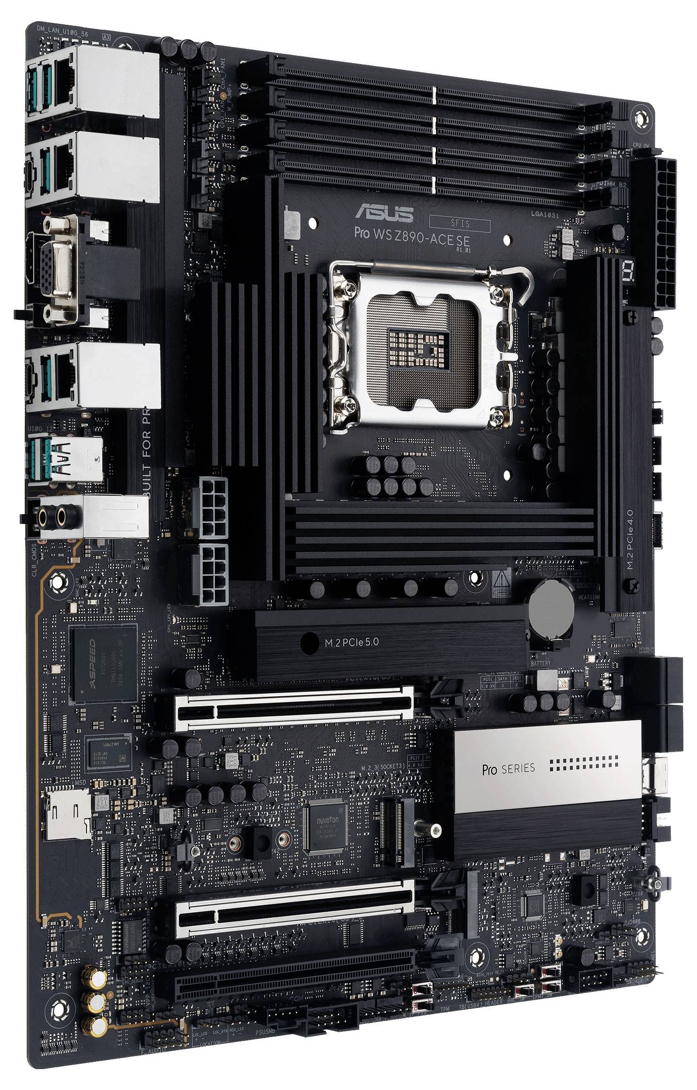 Asus PRO WS Z890-ACE SE Mainboard Sockel (PC) Intel® LGA 1851 Formfaktor (Details) ATX Mainboard-Chipsatz Intel® Z890