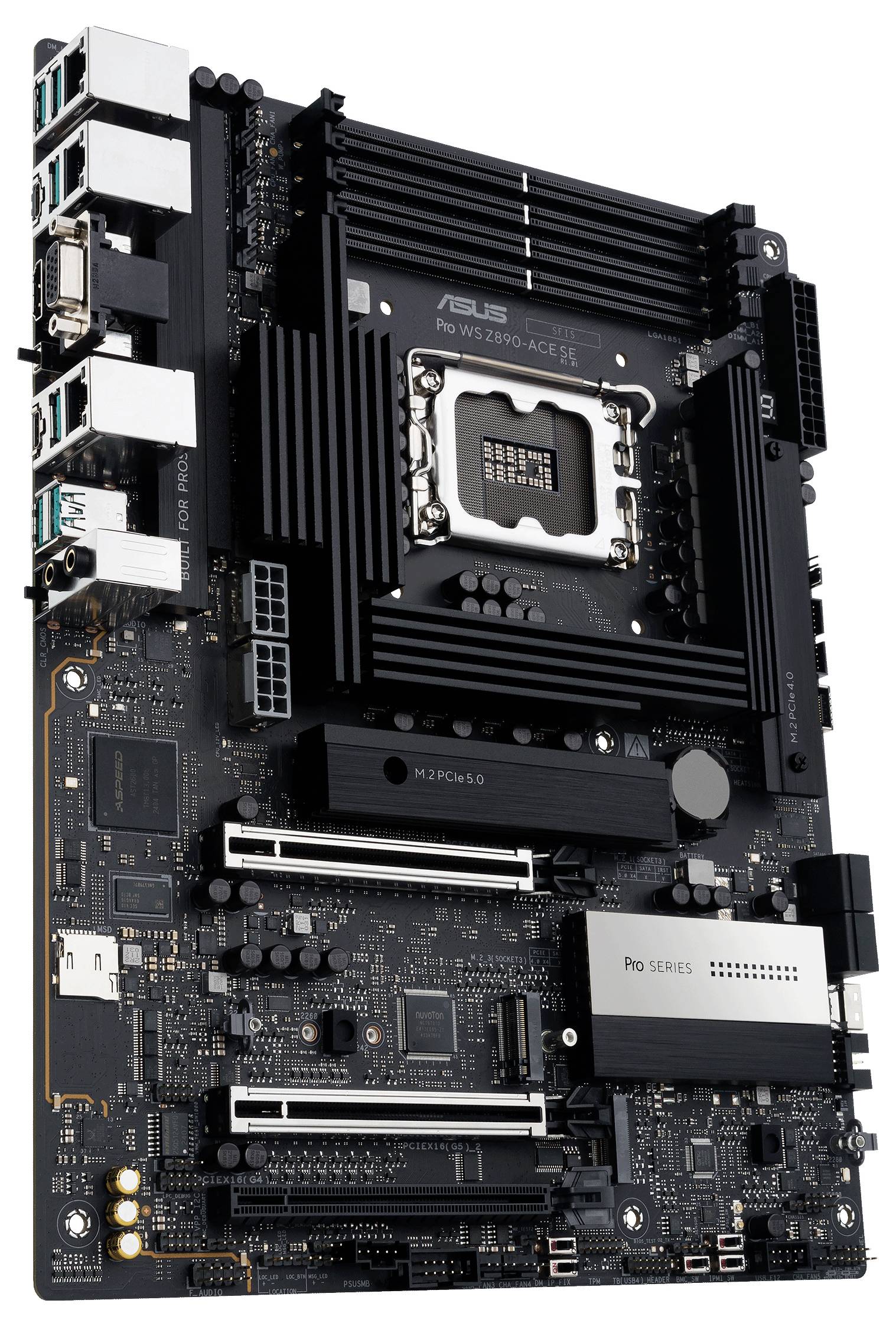 Asus PRO WS Z890-ACE SE Mainboard Sockel (PC) Intel® LGA 1851 Formfaktor (Details) ATX Mainboard-Chipsatz Intel® Z890