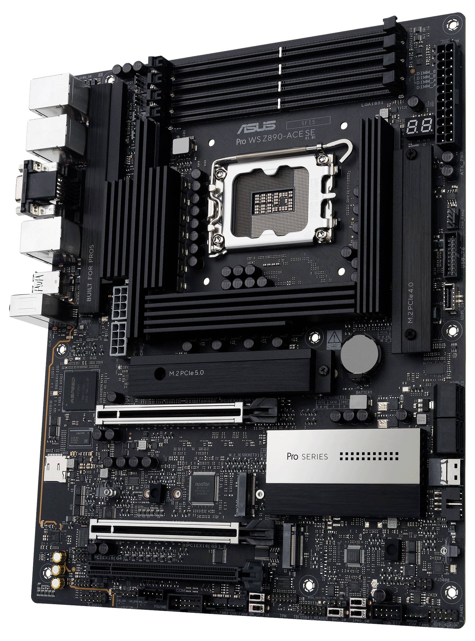 Asus PRO WS Z890-ACE SE Mainboard Sockel (PC) Intel® LGA 1851 Formfaktor (Details) ATX Mainboard-Chipsatz Intel® Z890