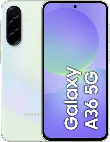 Samsung Galaxy A36 5G Smartphone 128 GB 17 cm (6.7 Zoll) EEK C (A - G) Lime Android™ 15 Dual-SIM