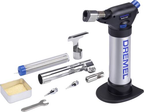 Dremel 2200-5 Versaflame Gaslöt-Set Heißgasdüse, Lötspitze 550 - 1200 °C inkl. Piezozünder