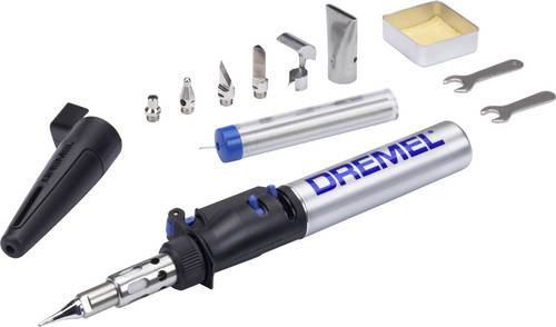 Dremel 2000-7 Versatip Gaslöt-Set Lötspitze, Heißgasdüse, Schaumstoffschneidespitze, Seilschneide