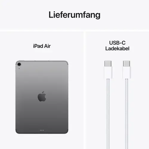 Apple iPad Air 11 (M3, 2025) WiFi + Cellular 256GB Spacegrau 27.9cm (11 Zoll) M3 Apple iPad Air 11 (M3, 2025) WiFi + Cellular 256GB Spacegrau 27.9cm (11 Zoll) M3