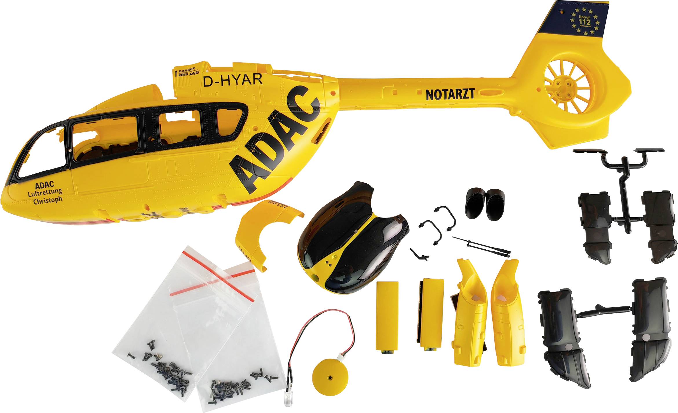 Amewi ADAC H145 Ersatzteil Rumpf