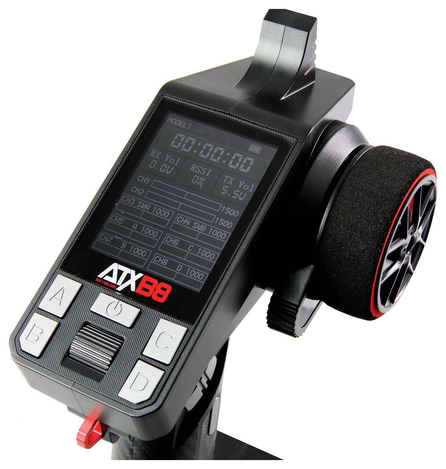 Amewi ATXB8 Pistolengriff-Fernsteuerung 2,4GHz Anzahl Kanäle: 8 inkl. Empfänger