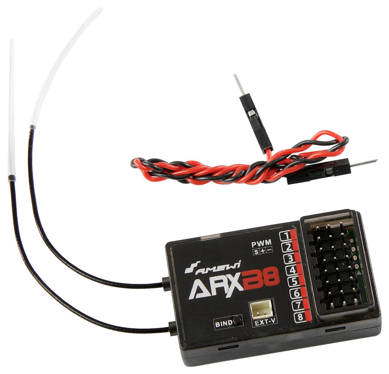 Amewi ATXB8 Pistolengriff-Fernsteuerung 2,4GHz Anzahl Kanäle: 8 inkl. Empfänger