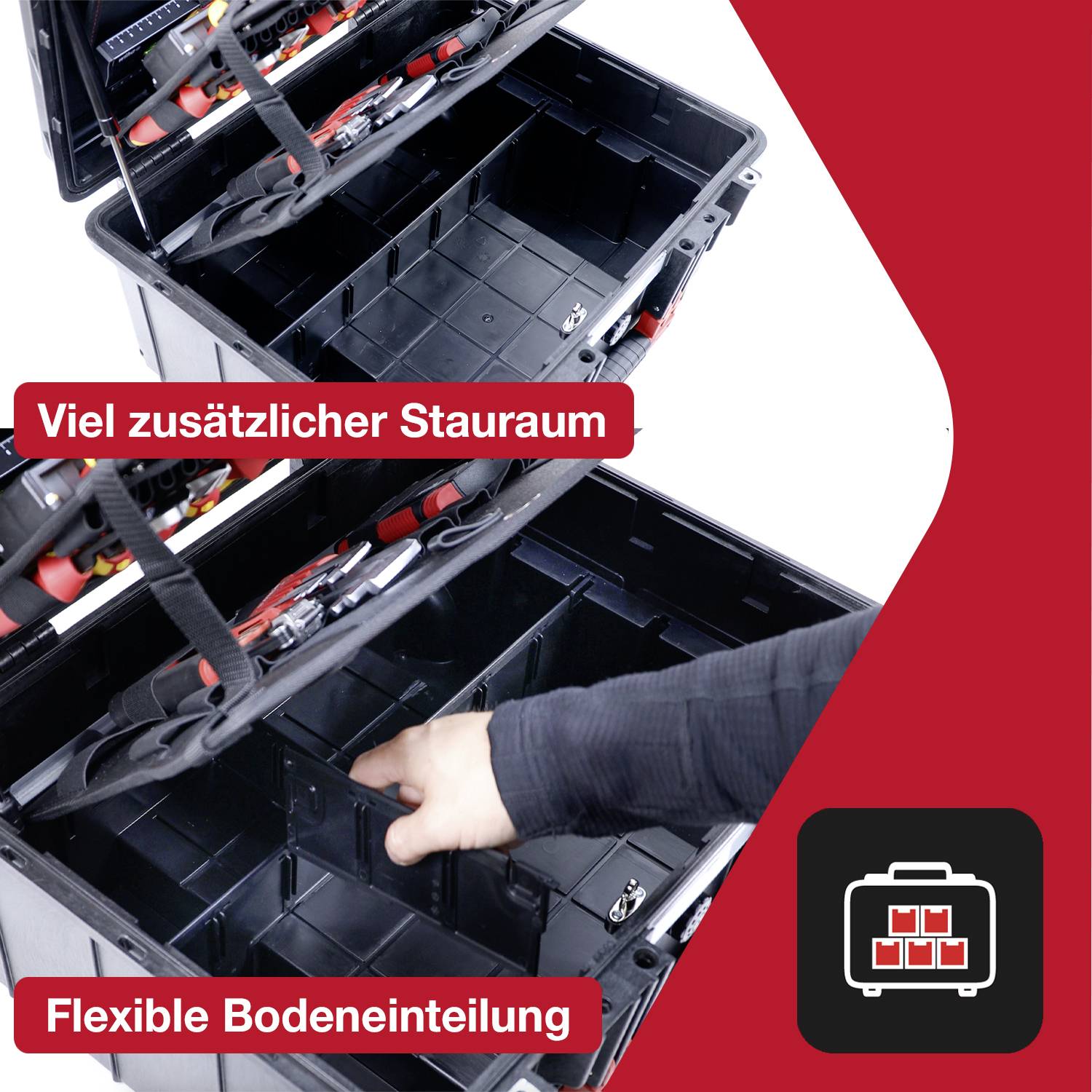 Wiha XL 2 46816 Elektriker, Handwerker, Lehrlinge, Profi, VDE Werkzeugkoffer bestückt 41teilig