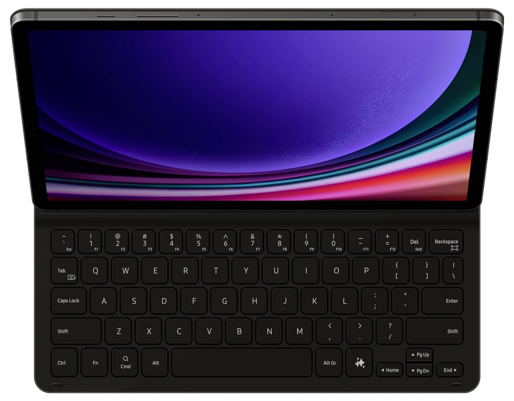 Samsung EF-DX720BBGGDE Tablet-Tastatur Passend für Marke (Tablet): Samsung Galaxy Tab S9 Android™