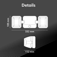 Müller-Licht Plaza 27700040 LED-Außenstrahler mit Bewegungsmelder 10W Leuchtfarben: Neutralweiß Müller-Licht Plaza 27700040 LED-Außenstrahler mit Bewegungsmelder 10W Leuchtfarben: Neutralweiß