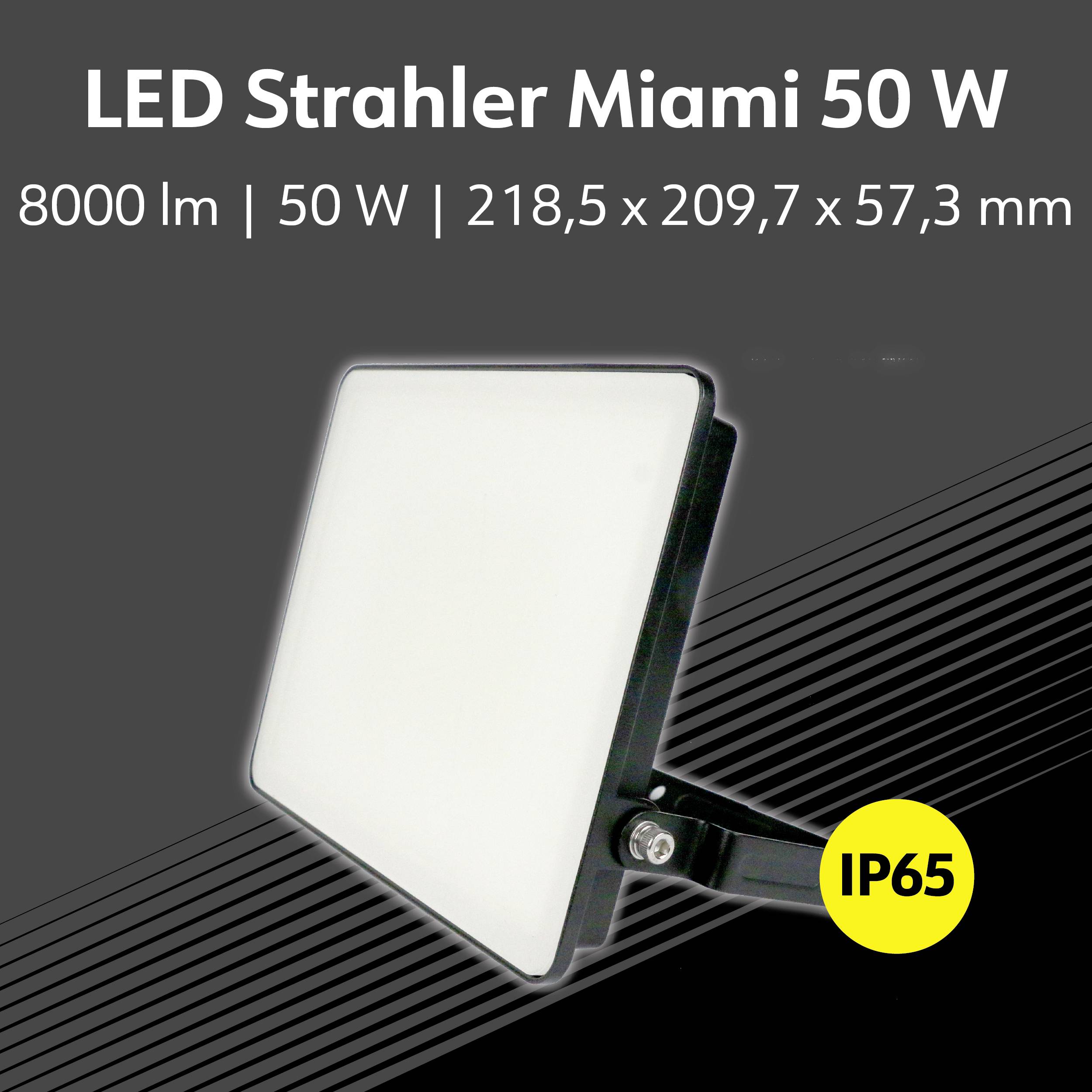 Müller-Licht Miami 21600062 LED-Außenstrahler 50W Leuchtfarben: Neutralweiß
