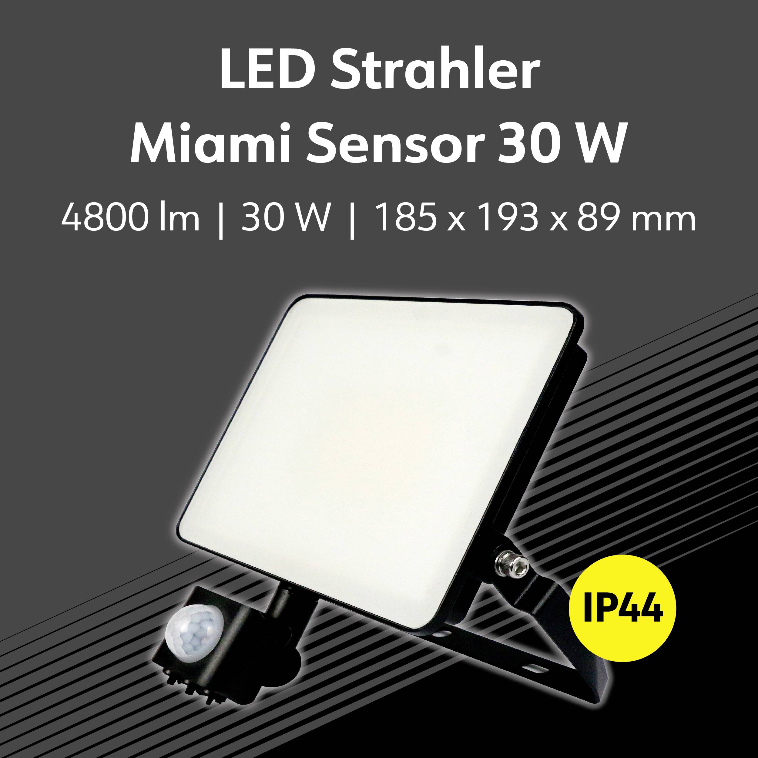 Müller-Licht Miami 21600064 LED-Außenstrahler 30 W Leuchtfarben: Neutralweiß