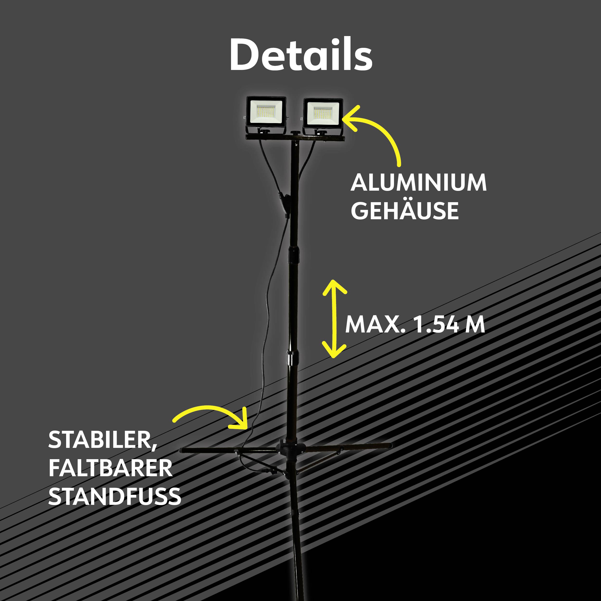 Müller-Licht Boston LED-Baustrahler 30 W, 30W 3380lm Neutralweiß 21600058