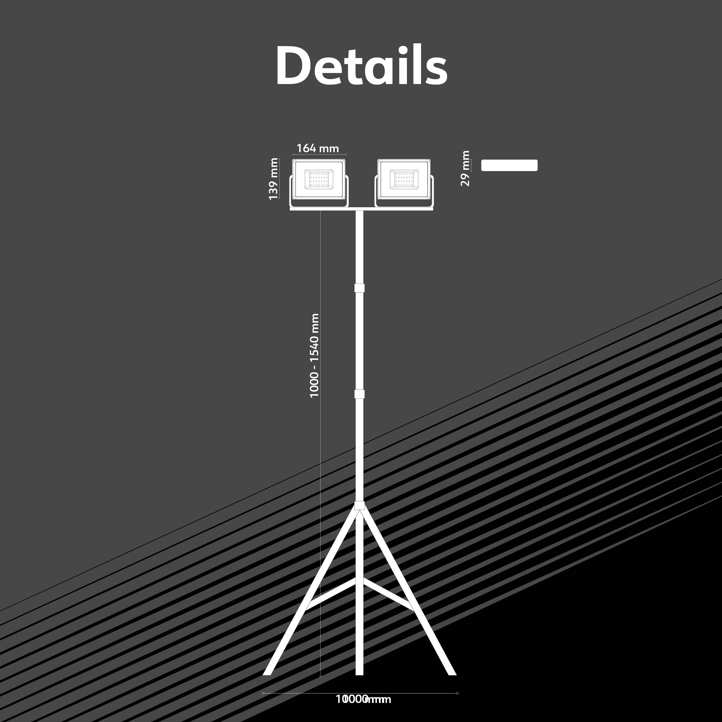 Müller-Licht Boston LED-Baustrahler 30 W, 30W 3380lm Neutralweiß 21600058