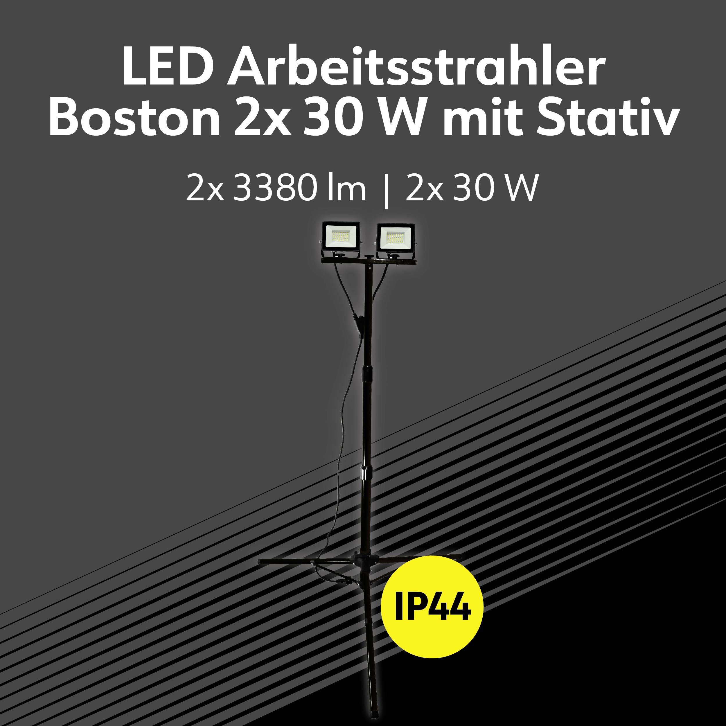 Müller-Licht Boston LED-Baustrahler 30 W, 30W 3380lm Neutralweiß 21600058
