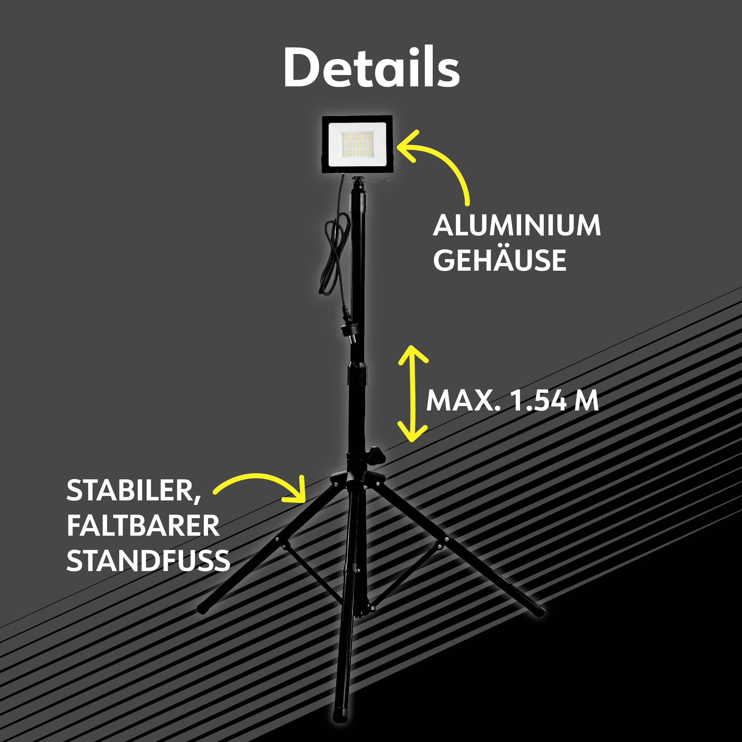Müller-Licht Boston LED-Baustrahler 50W 5750lm Neutralweiß 21600059