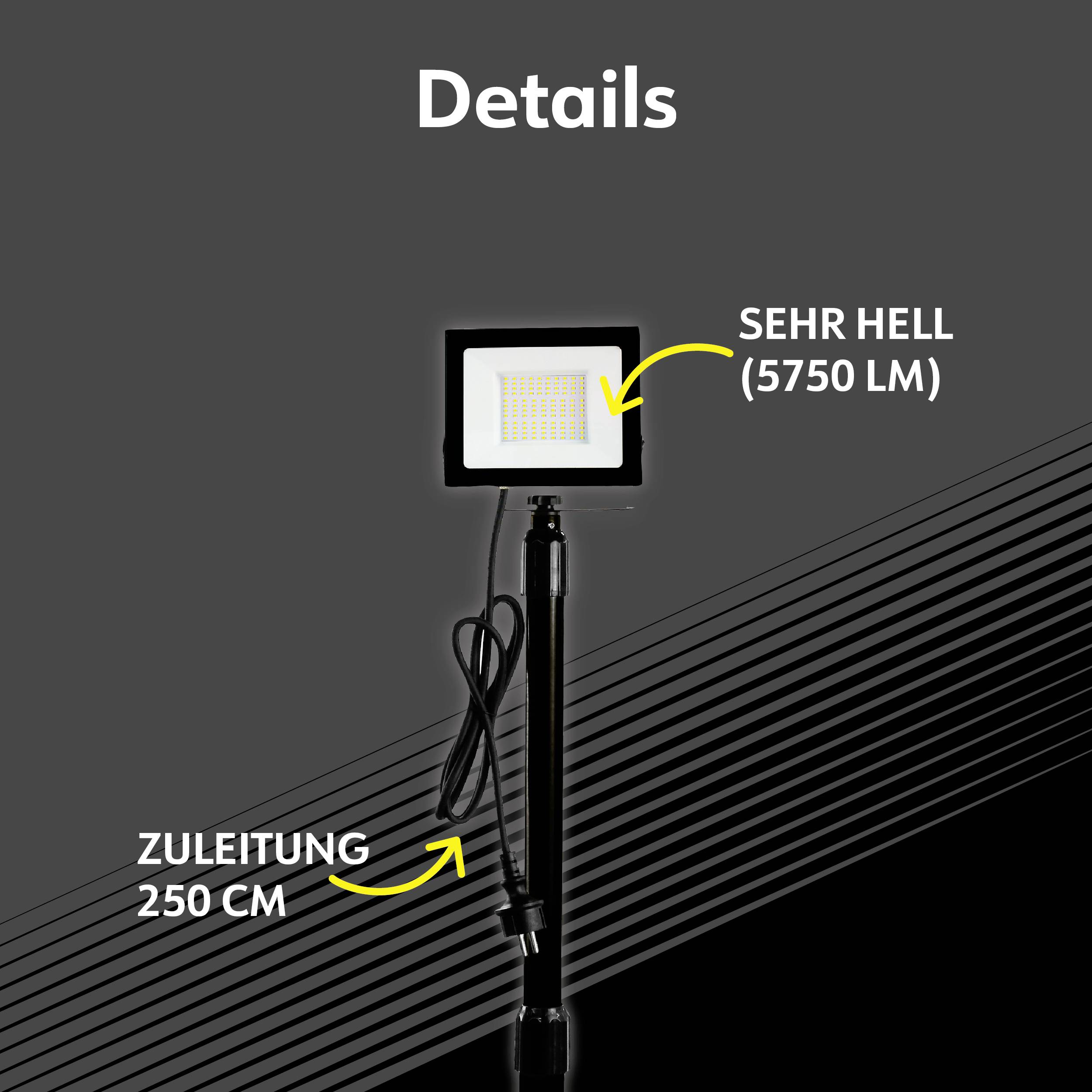 Müller-Licht Boston LED-Baustrahler 50W 5750lm Neutralweiß 21600059