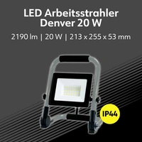 Müller-Licht Denver LED-Baustrahler 20 W 2190 lm Neutralweiß 21600052 Müller-Licht Denver LED-Baustrahler 20 W 2190 lm Neutralweiß 21600052