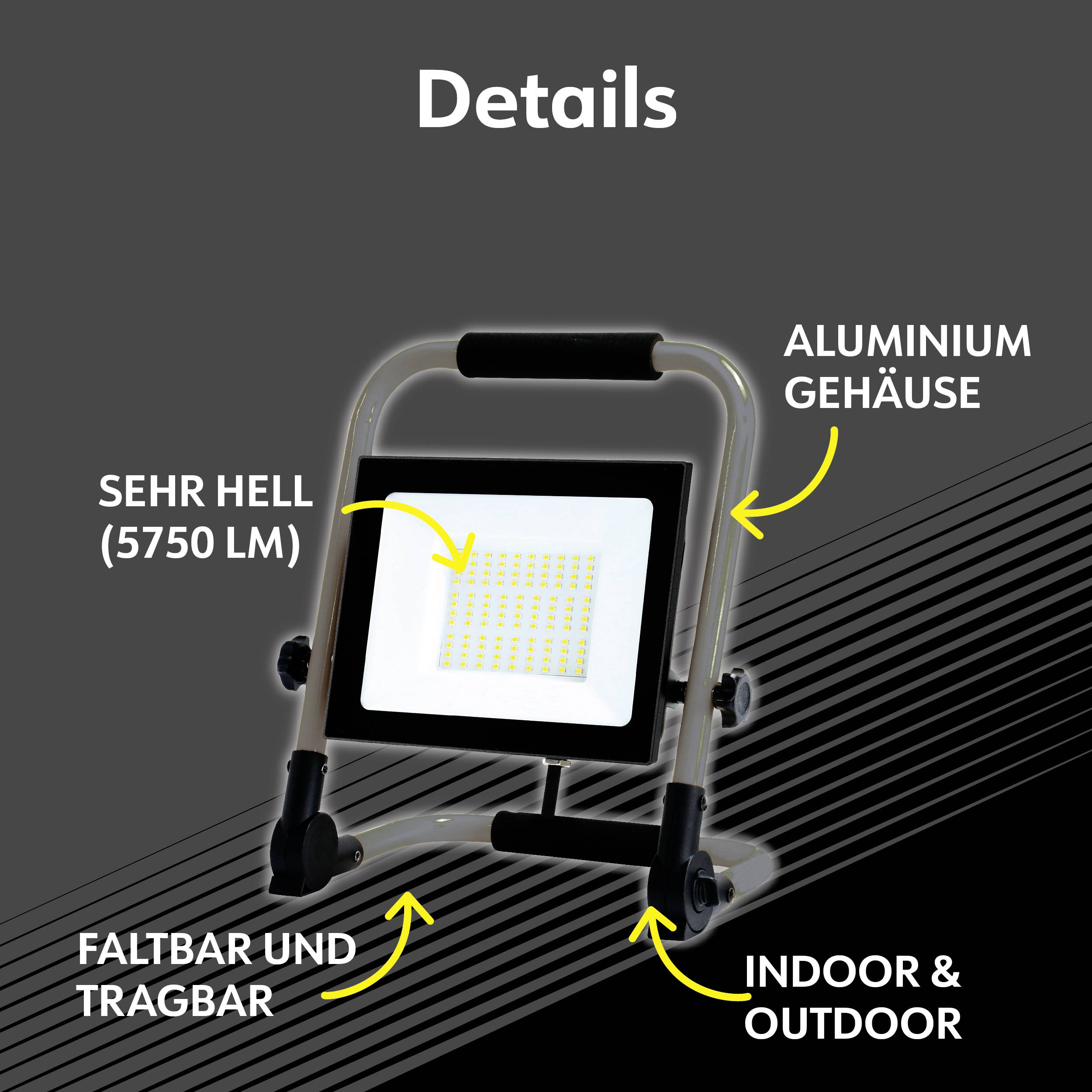 Müller-Licht Denver LED-Baustrahler 50W 5750lm Neutralweiß 21600054