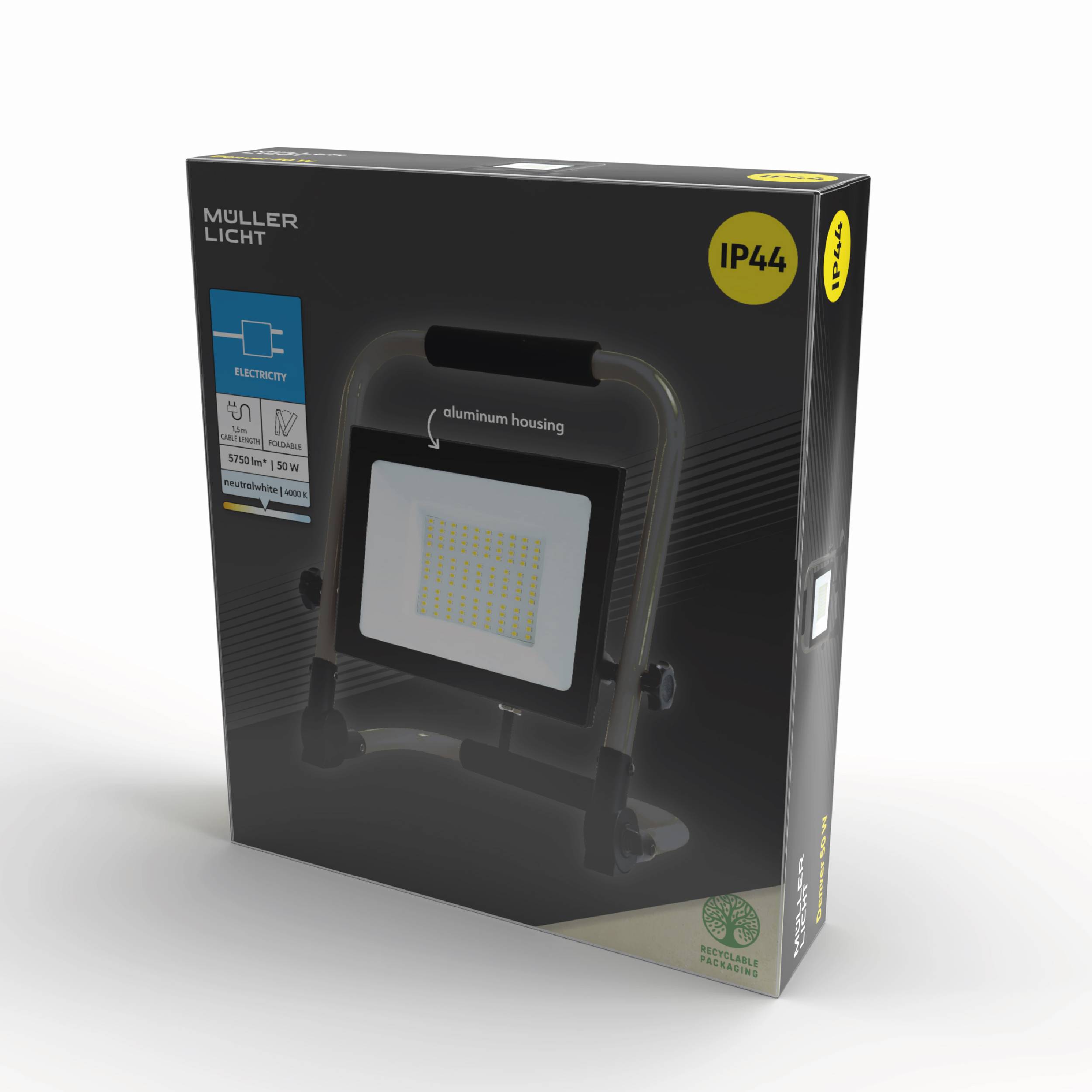 Müller-Licht Denver LED-Baustrahler 50W 5750lm Neutralweiß 21600054