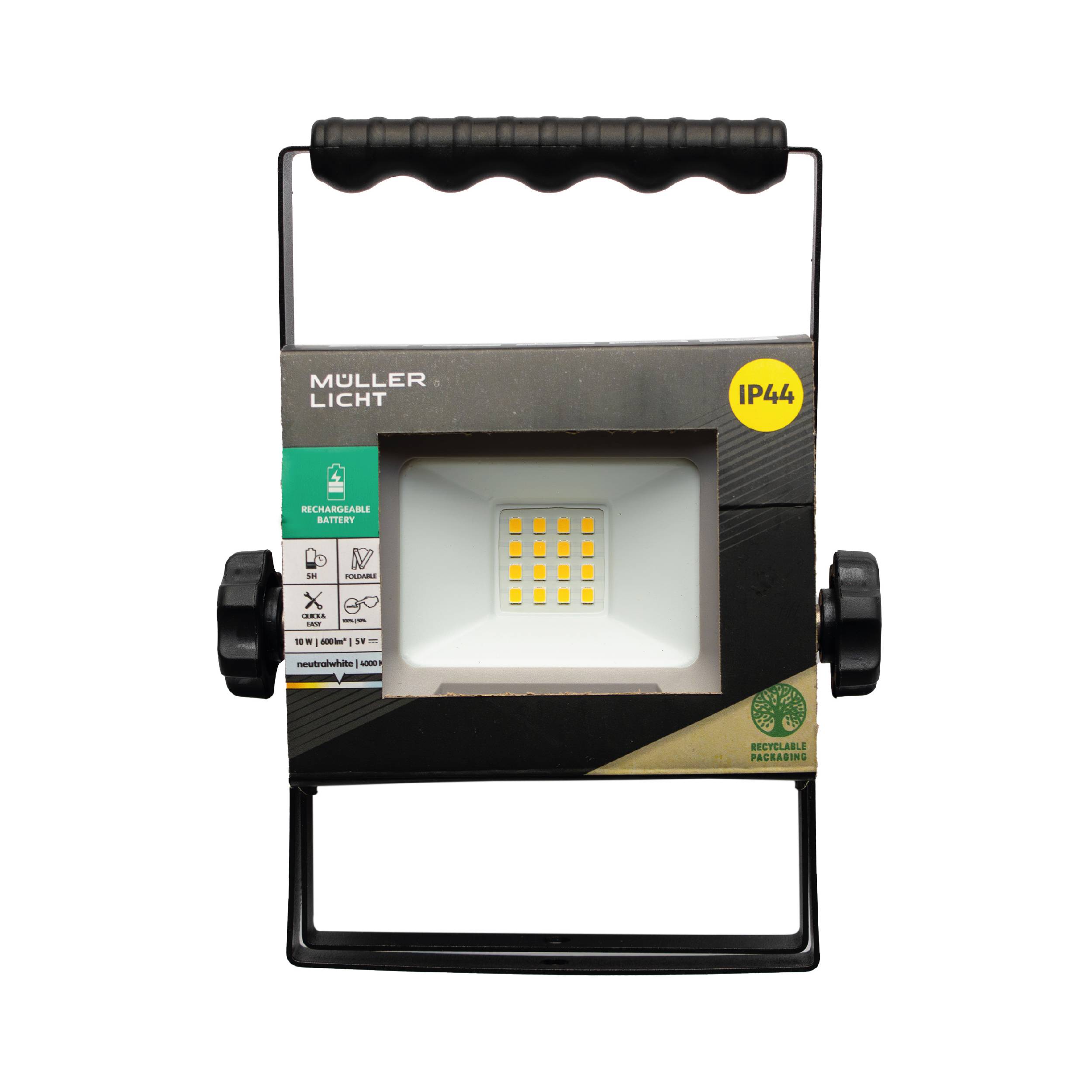 Müller-Licht Reno LED-Baustrahler 10W 600lm Neutralweiß 21600067