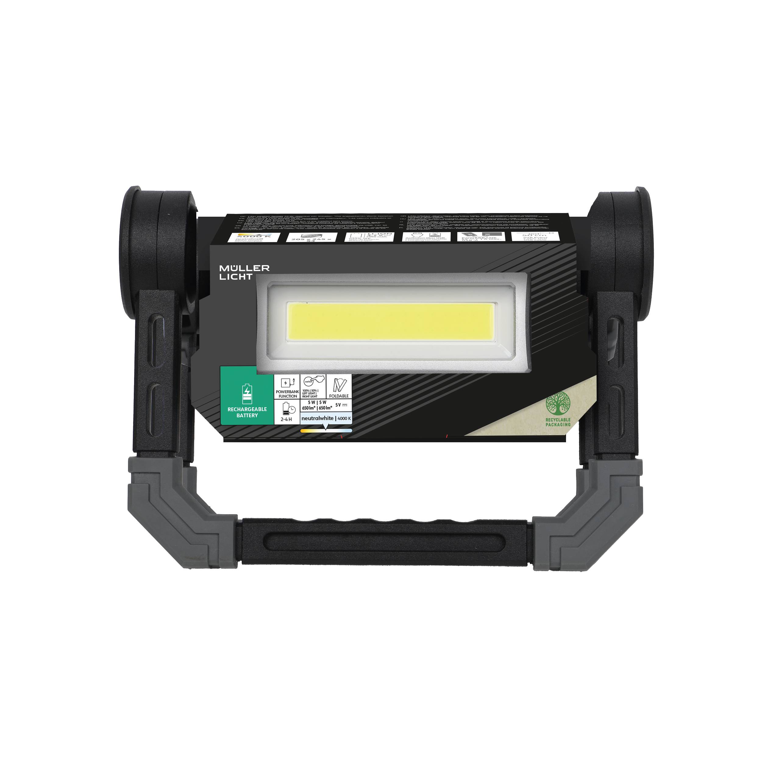 Müller-Licht Seattle LED-Baustrahler 10W 1000lm Kaltweiß 21600033