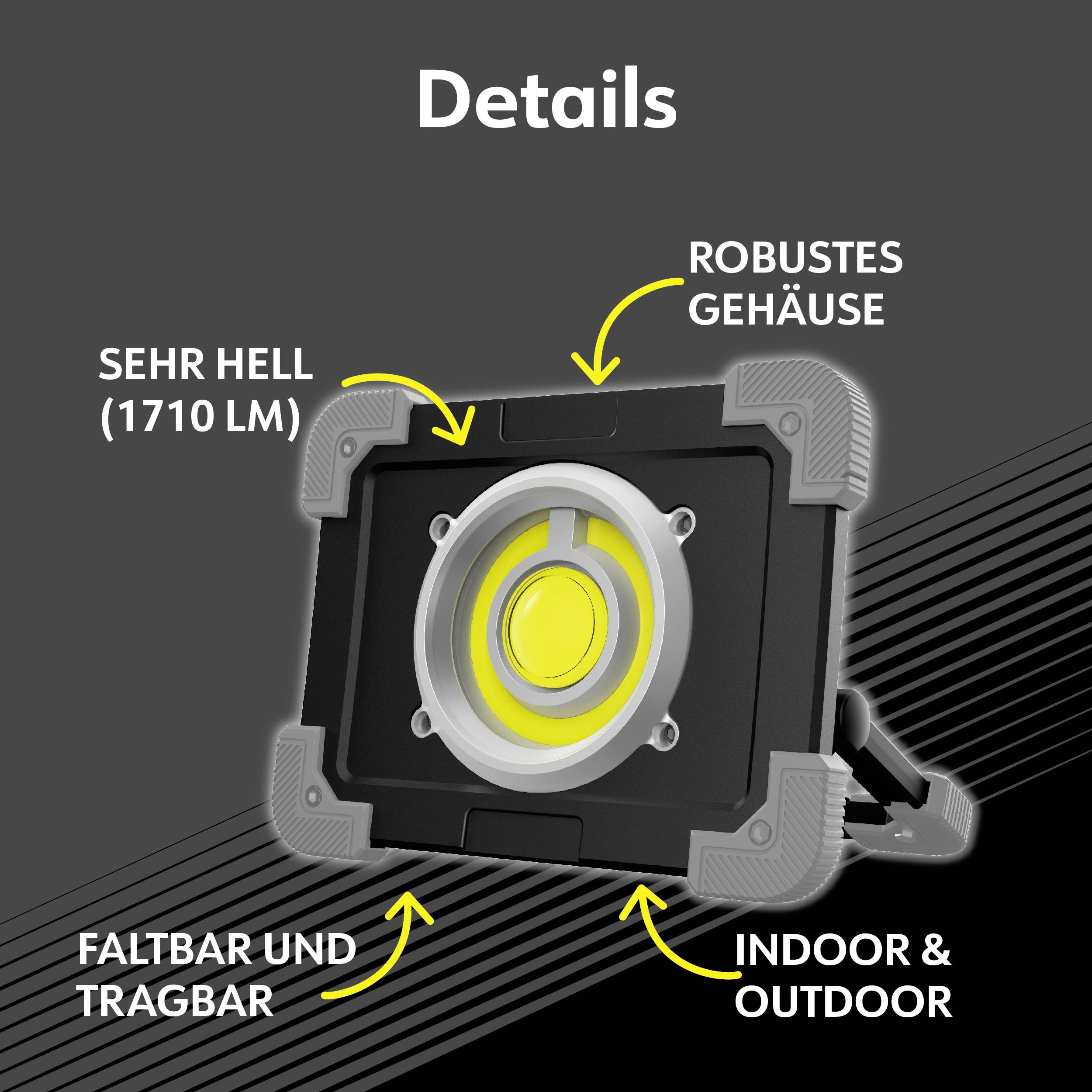 Müller-Licht Dallas LED-Baustrahler 20W 22000lm Neutralweiß 21600032