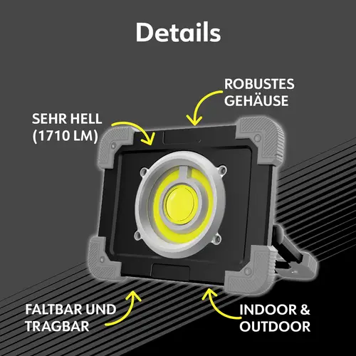 Müller-Licht Dallas LED-Baustrahler 20W 22000lm Neutralweiß 21600032 Müller-Licht Dallas LED-Baustrahler 20W 22000lm Neutralweiß 21600032