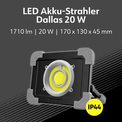 Müller-Licht Dallas LED-Baustrahler 20W 22000lm Neutralweiß 21600032 Müller-Licht Dallas LED-Baustrahler 20W 22000lm Neutralweiß 21600032