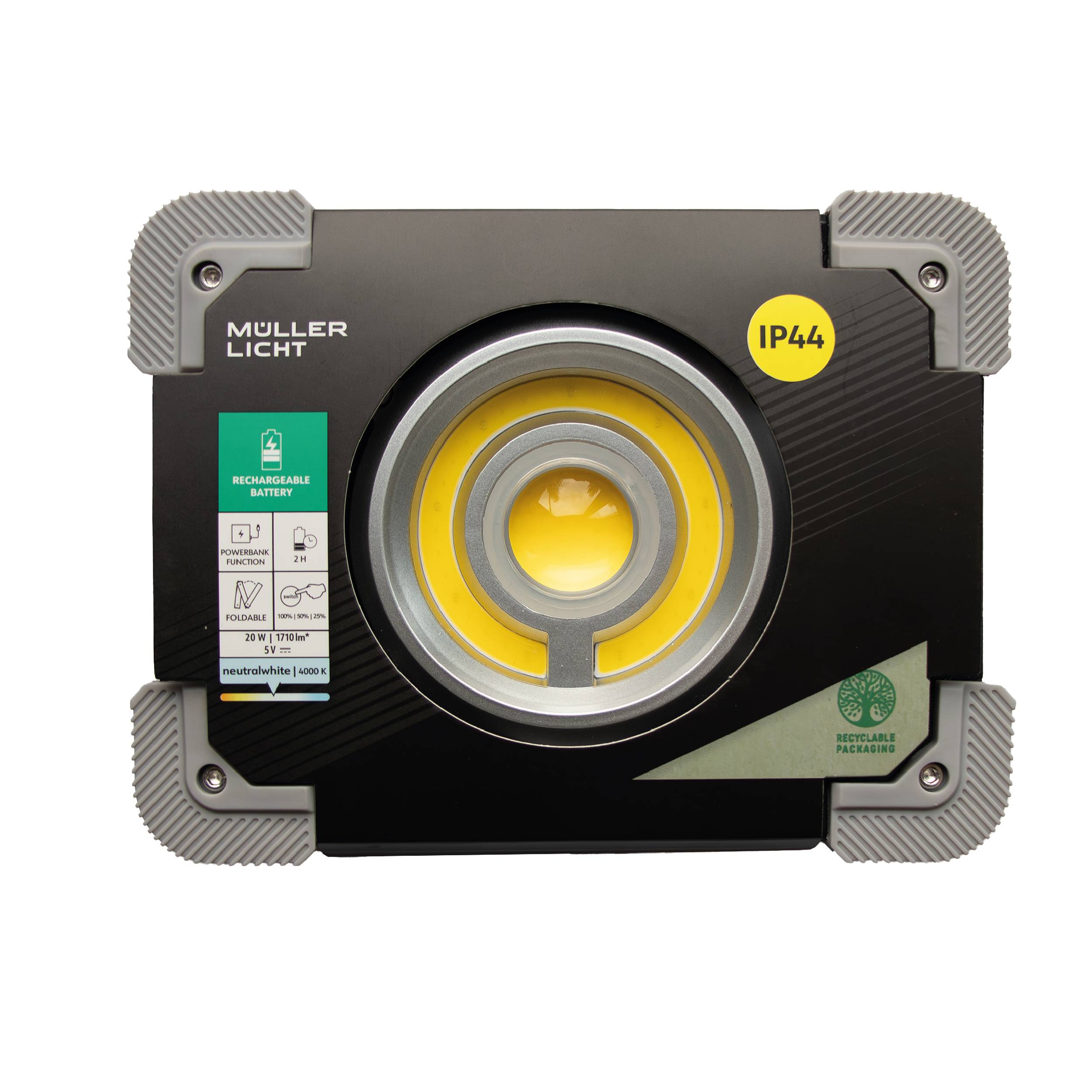 Müller-Licht Dallas LED-Baustrahler 20W 22000lm Neutralweiß 21600032