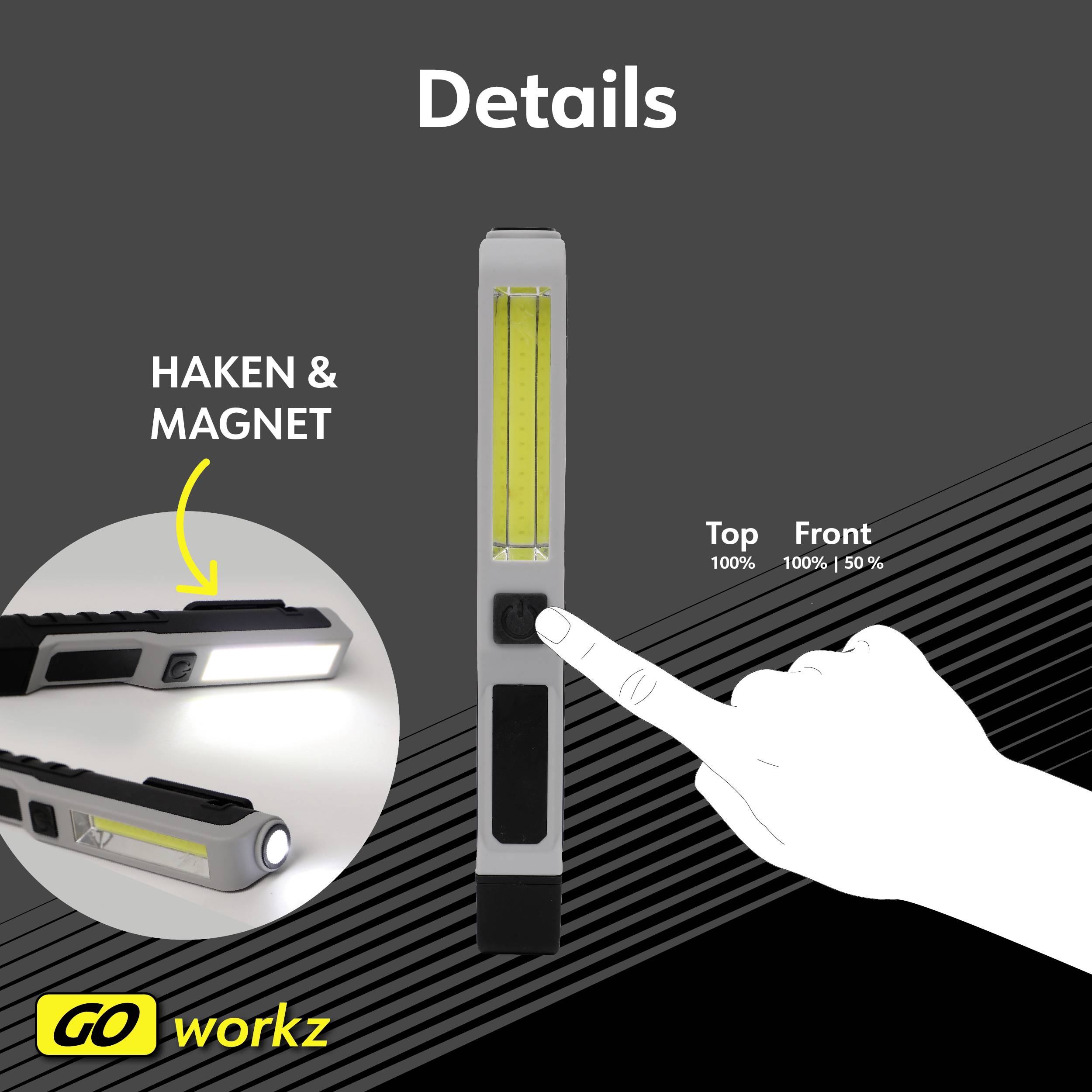 Müller-Licht 27700070 WL5 LED Arbeitsleuchte batteriebetrieben 4W 180lm