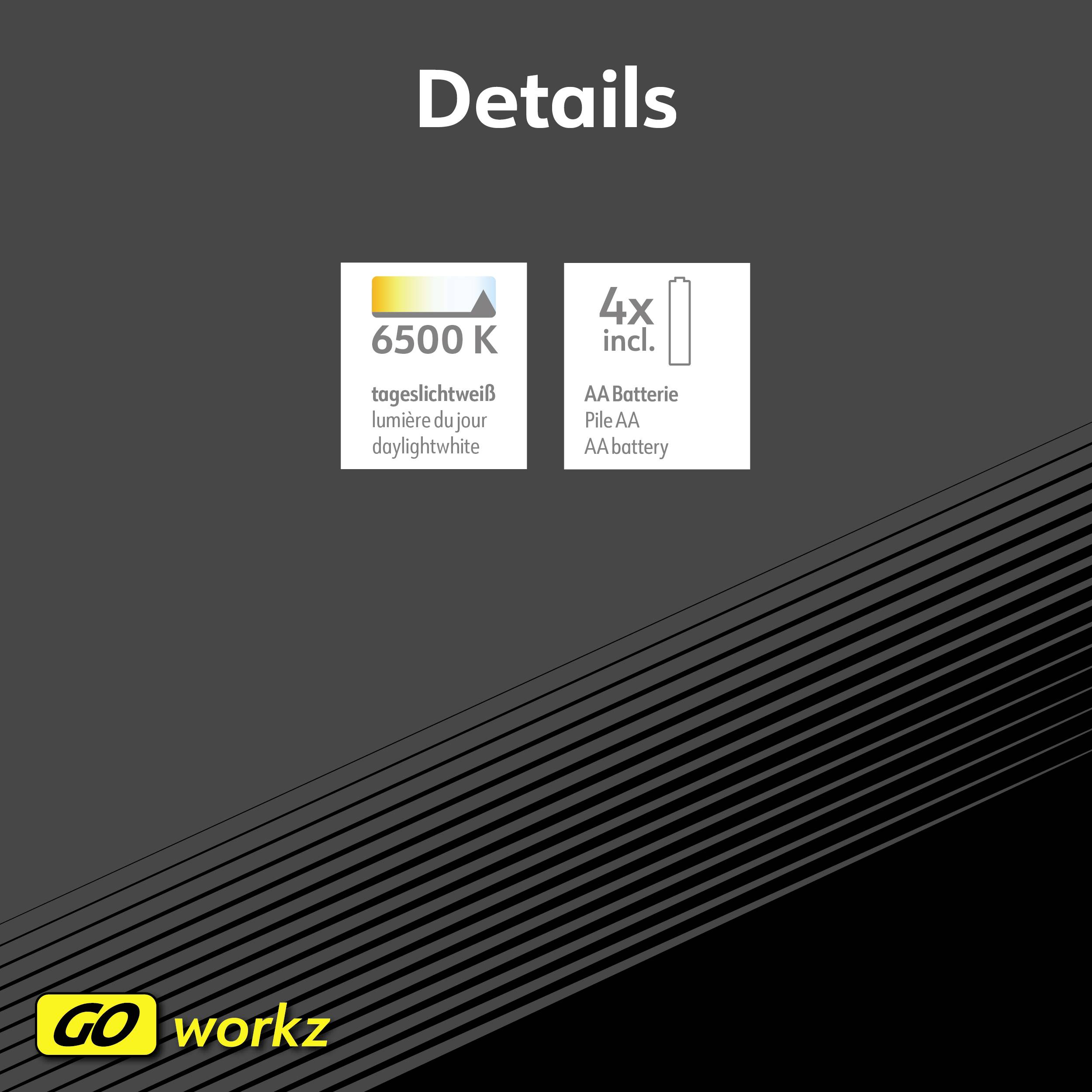 Müller-Licht 27700072 WL7 LED Arbeitsleuchte batteriebetrieben 4W 250lm