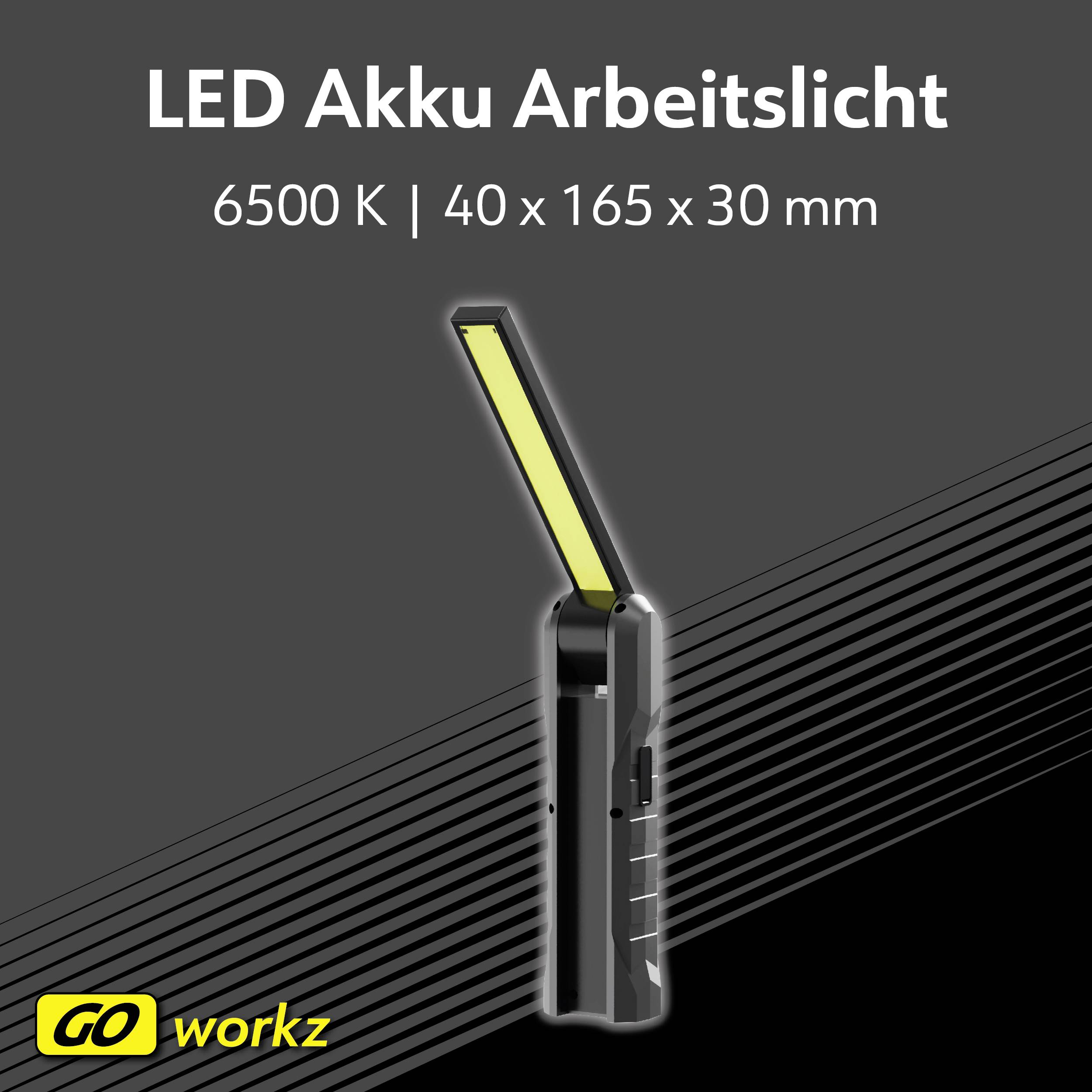Müller-Licht 27700067 WL2 LED Arbeitsleuchte akkubetrieben 8W 250lm Anzahl mitgelieferte Akkus 1