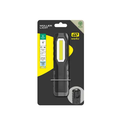 Müller-Licht 27700066 WL1 LED Arbeitsleuchte akkubetrieben 6 W 200 lm Anzahl mitgelieferte Akkus 1 Müller-Licht 27700066 WL1 LED Arbeitsleuchte akkubetrieben 6 W 200 lm Anzahl mitgelieferte Akkus 1