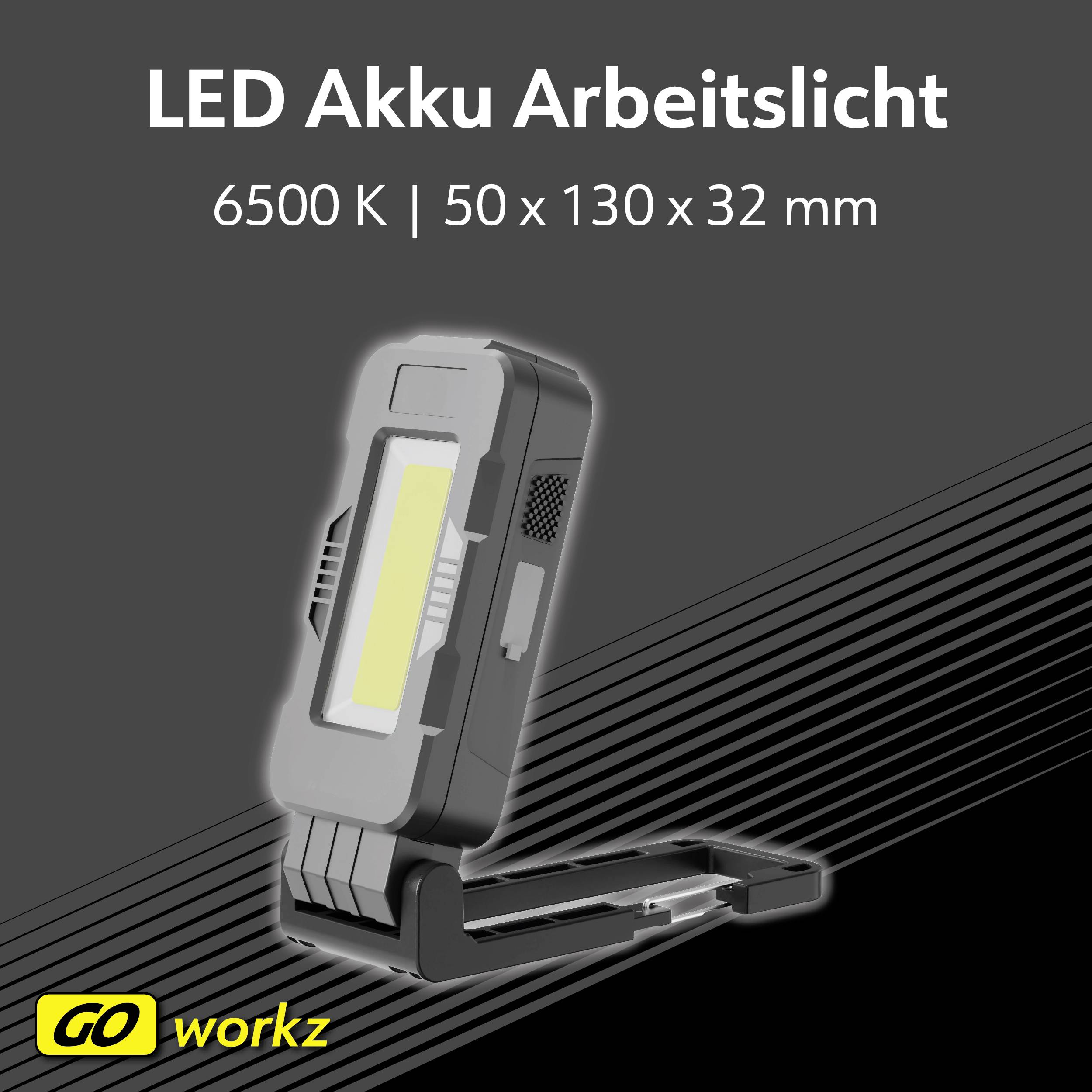 Müller-Licht 27700068 WL3 LED Arbeitsleuchte akkubetrieben 8W 350lm Anzahl mitgelieferte Akkus 1