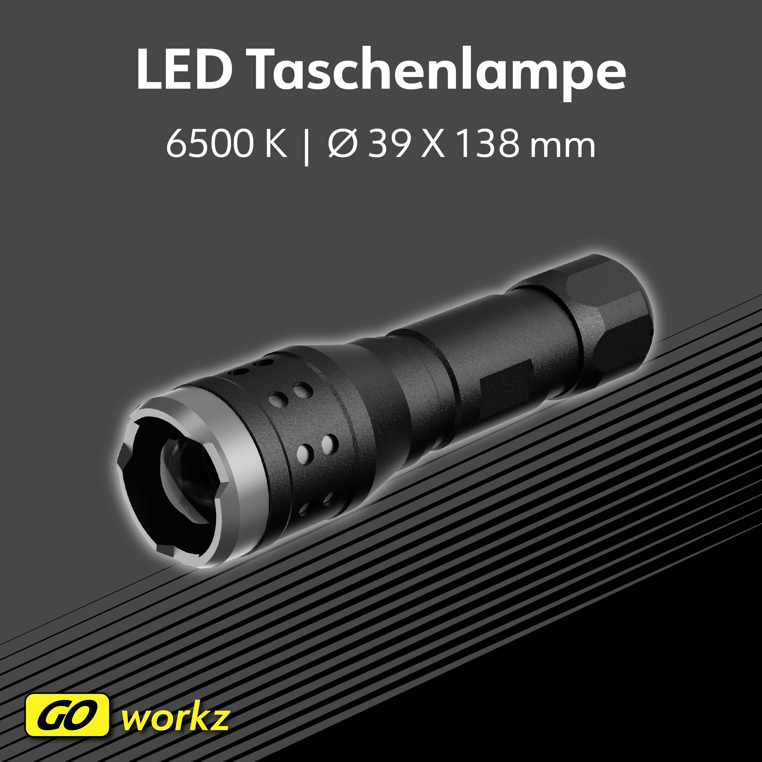 Müller-Licht LED Taschenlampe batteriebetrieben 300lm 153g