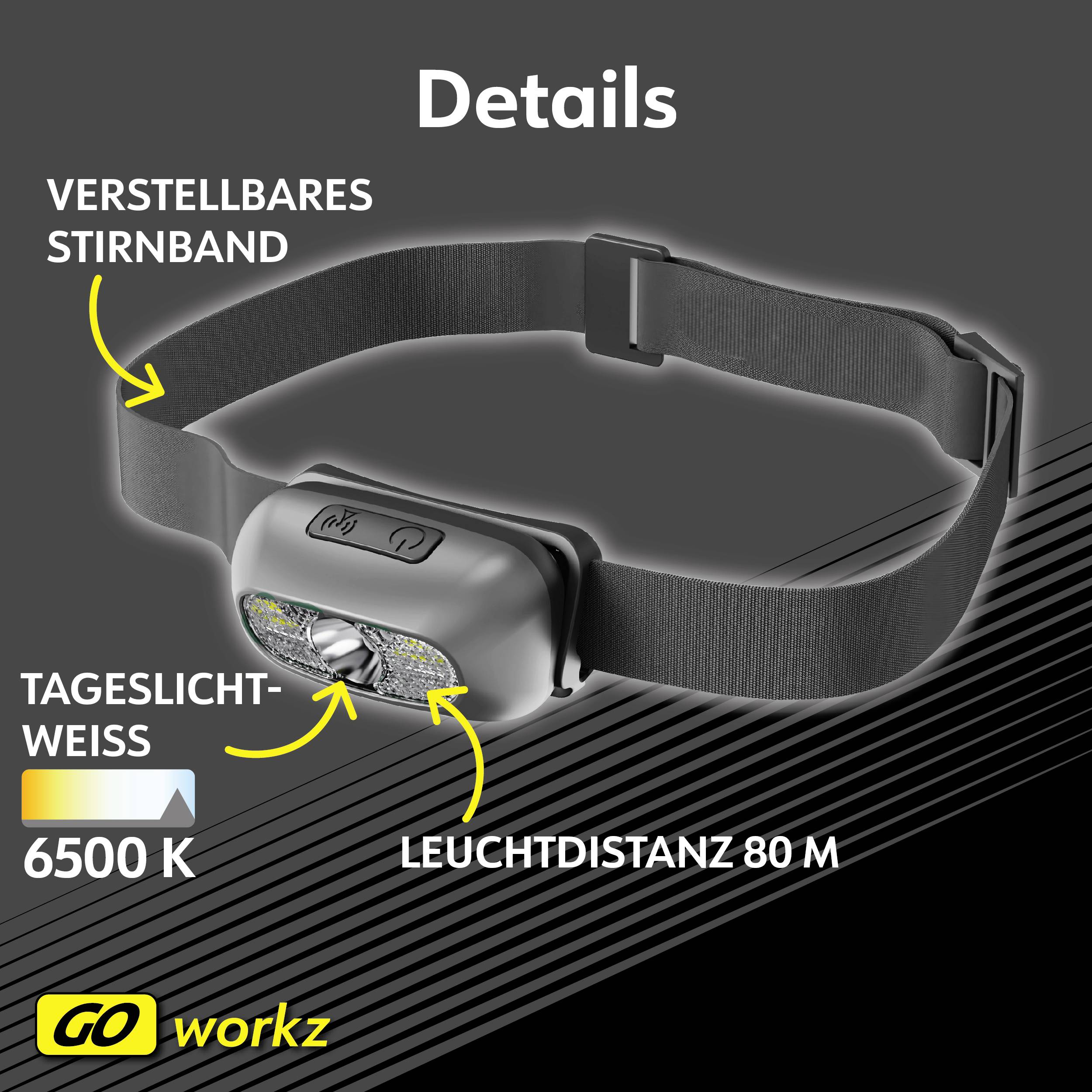 Müller-Licht LED Stirnlampe akkubetrieben 90lm 27700073