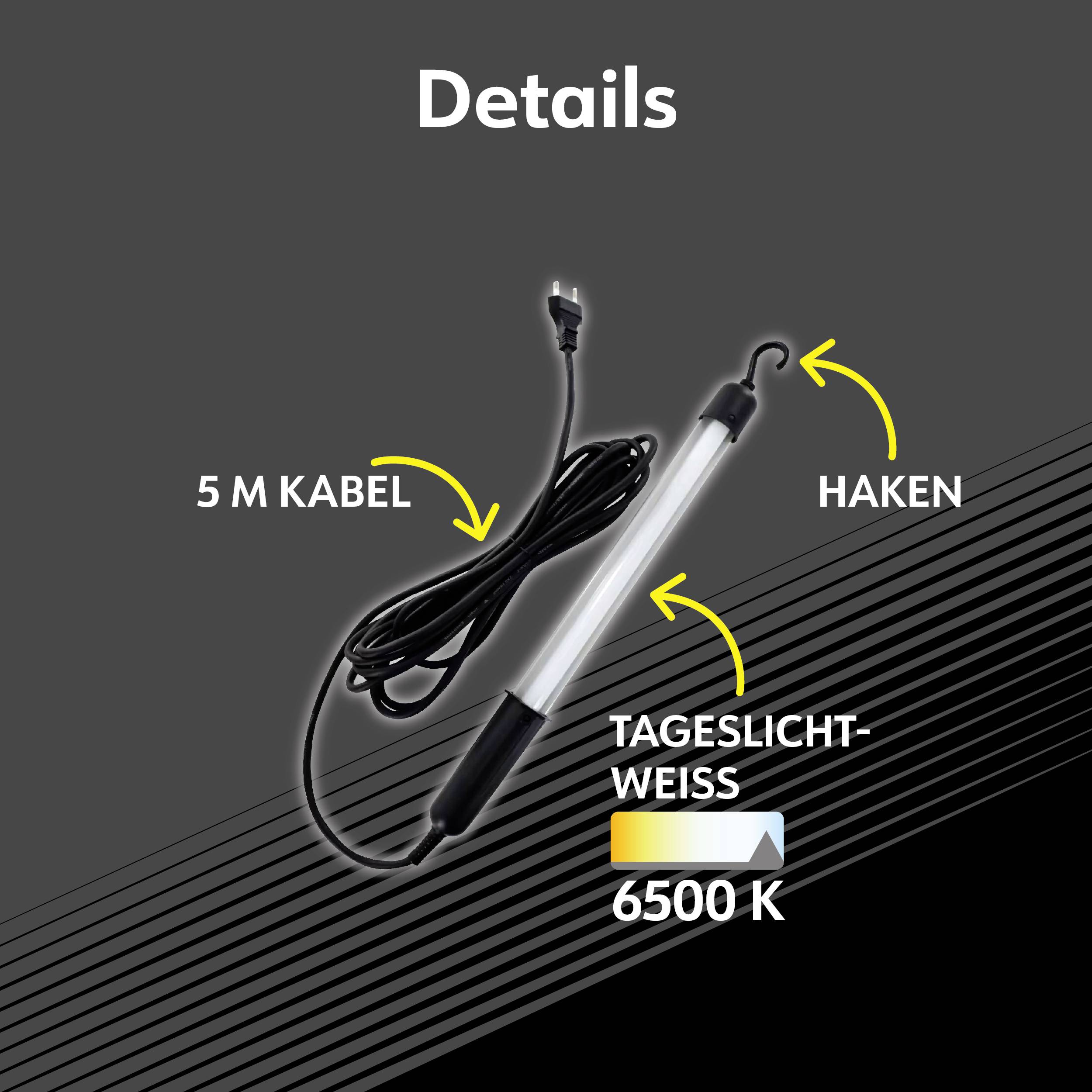 Müller-Licht 27700064 IL3 LED Arbeitsleuchte netzbetrieben 4W 270lm