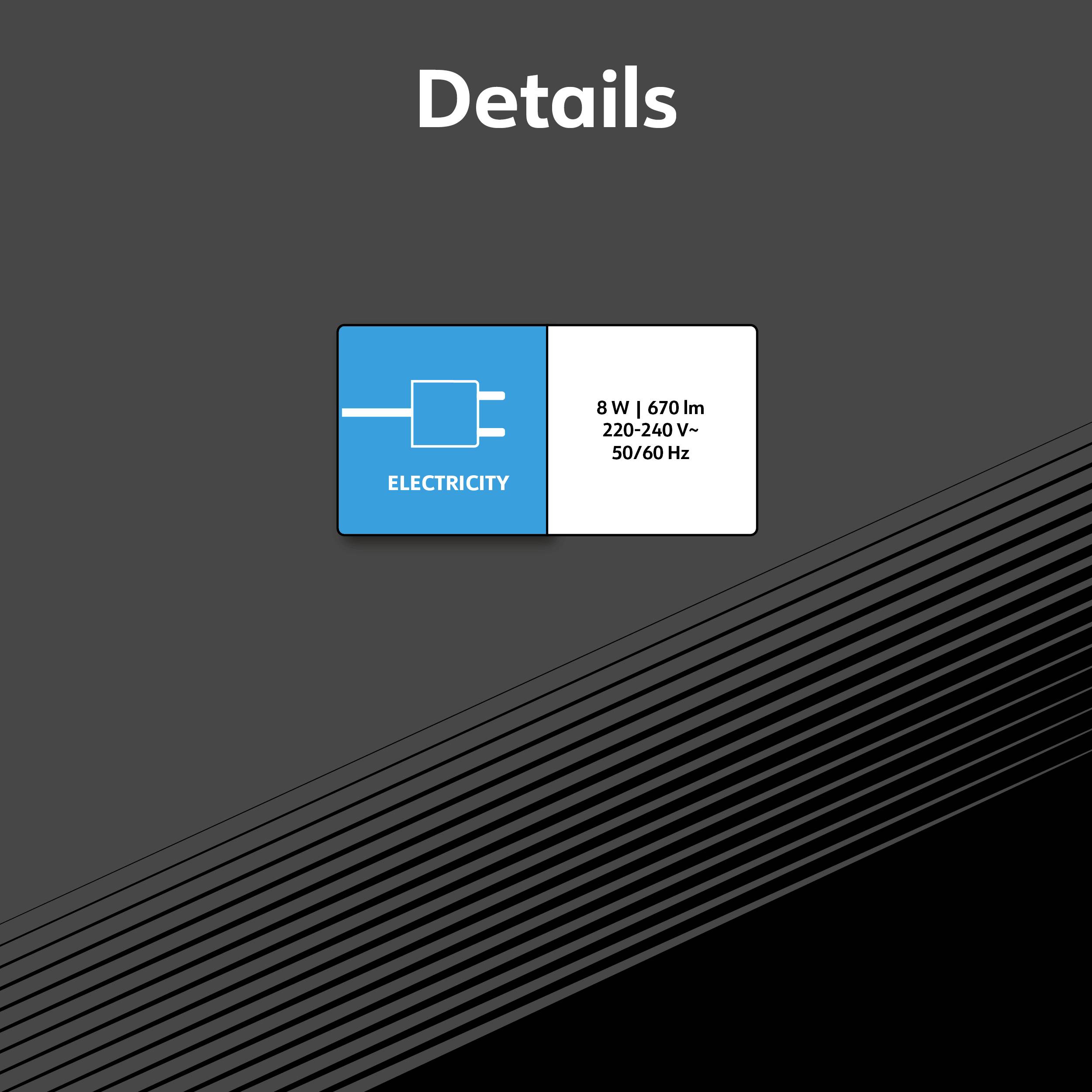 Müller-Licht 27700065 IL4 LED Arbeitsleuchte netzbetrieben 8W 670lm