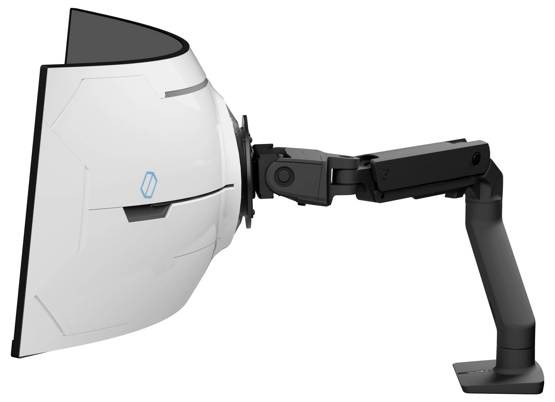 Ergotron 45-693-224 TV-Tischhalterung 144,8 cm (57") Höhenverstellbar, Neigbar