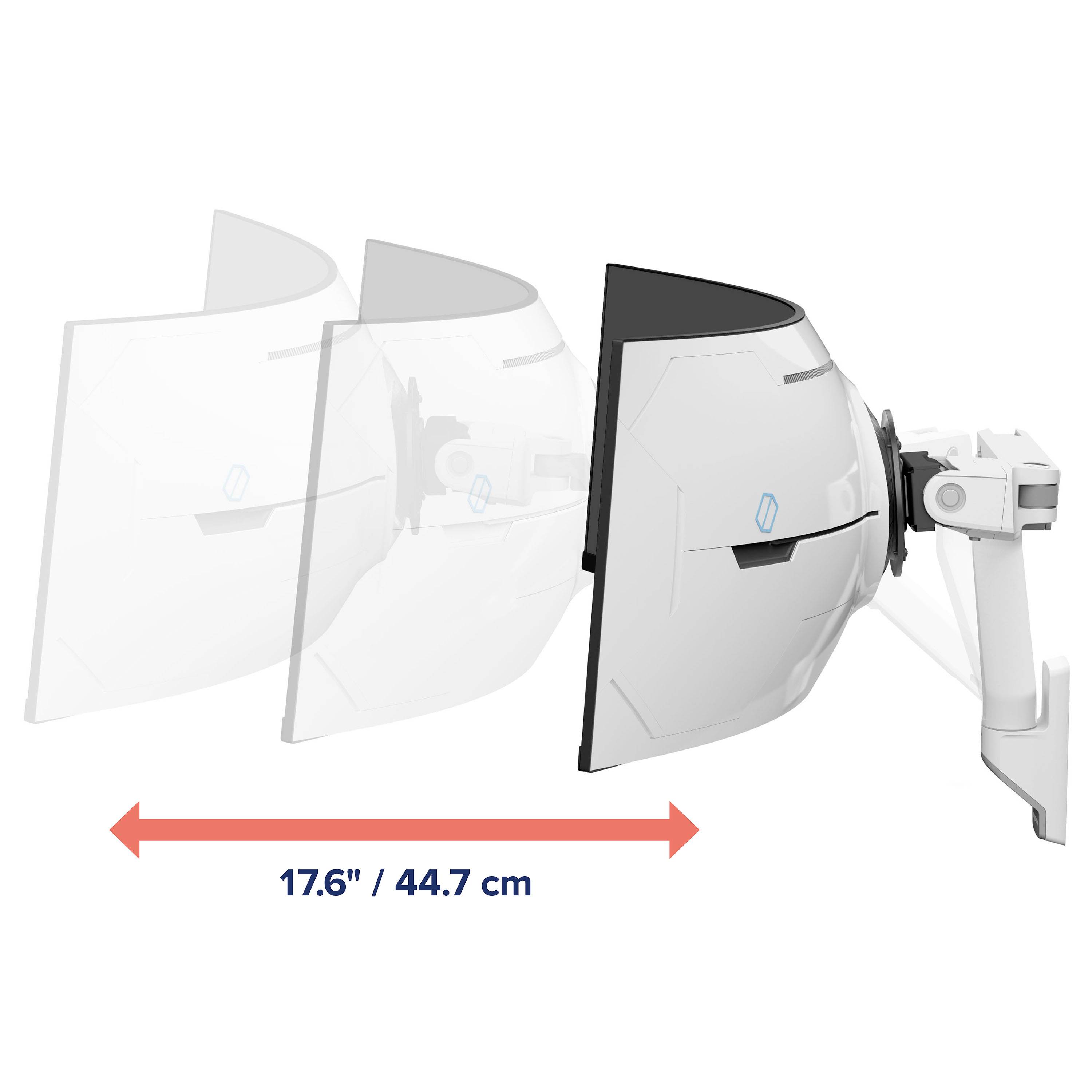 Ergotron Monitor-Wandhalterung HX mit VHD Pivot 1 Display(s) 144,8 cm (57") Höhenverstellbar, Neigbar