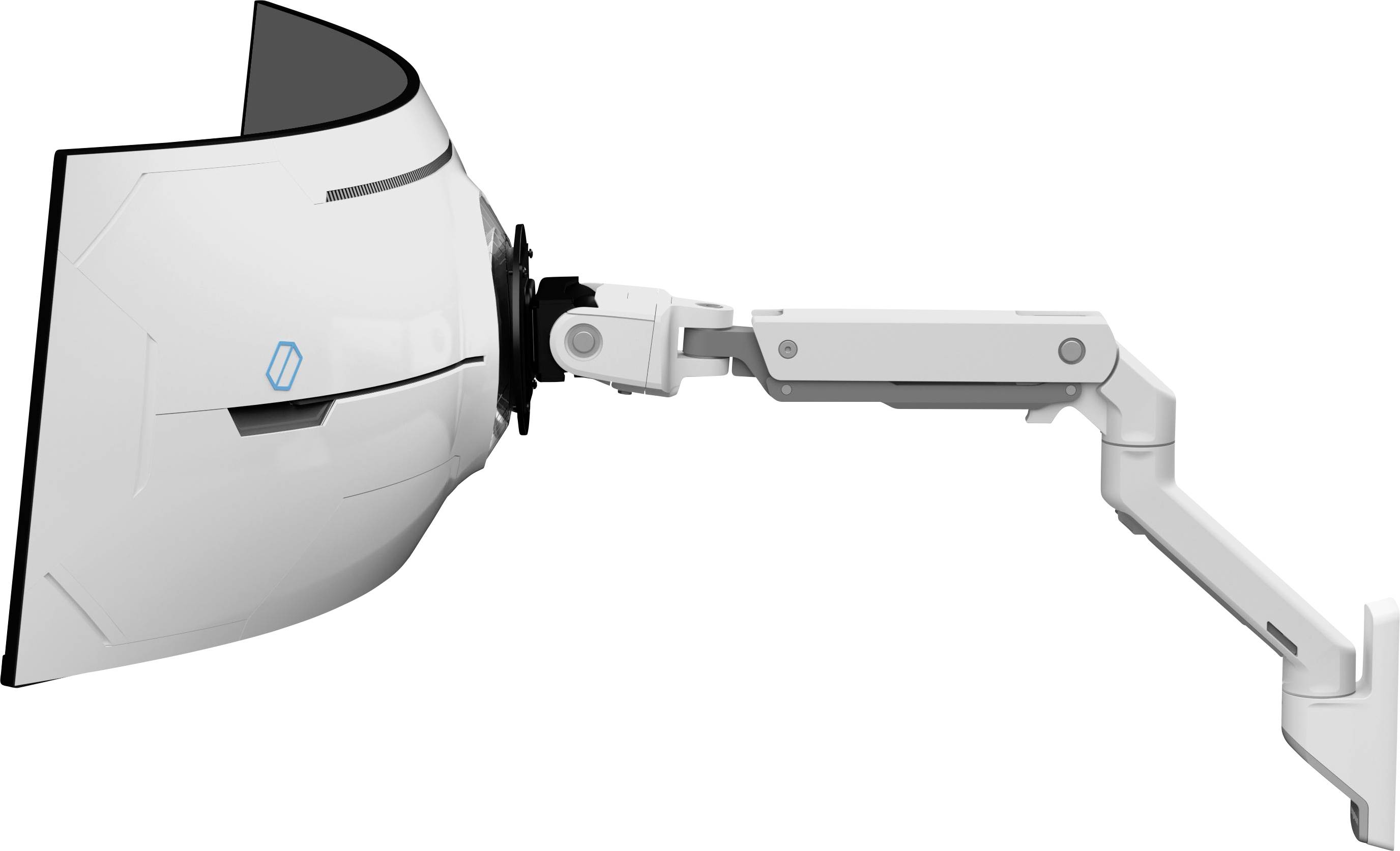 Ergotron Monitor-Wandhalterung HX mit VHD Pivot 1 Display(s) 144,8 cm (57") Höhenverstellbar, Neigbar