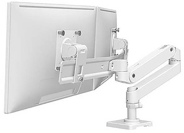 Ergotron Monitor-Tischhalterung 45-684-290 2 Display(s) 68,6 cm (27") Weiß Höhenverstellbar, Neigbar