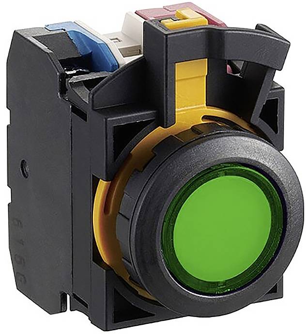 Idec CW1L-M1E10QM4G CW Series Drucktaster 230 V 1 x Aus/(Ein) rastend Grün 1 St.