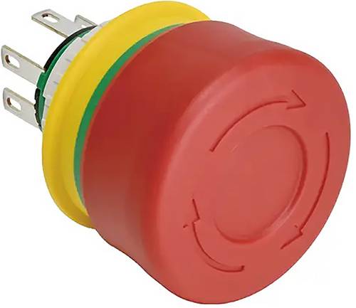 Idec Short Body E-stop Not-Aus-Schalter 250 V 5 A IP65, IP67, IP69K 1 St.