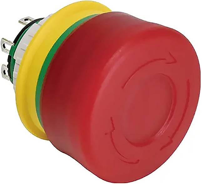 Idec Short Body E-stop Not-Aus-Schalter 250V 3A IP65, IP67, IP69K 1St.